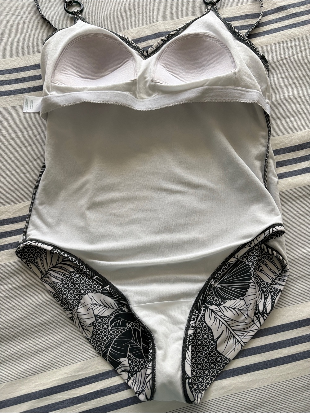 Women’s Tropical One-Piece Swimsuit - Picture 8 of 9